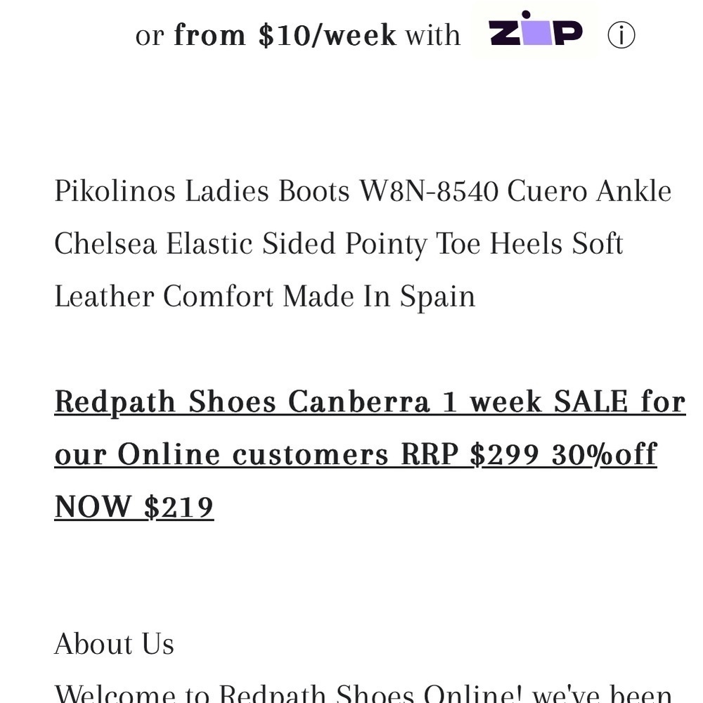 Pikolinos W8N-8540 Cuero Ankle Chelsea Boots size 42 - Picture 11 of 11